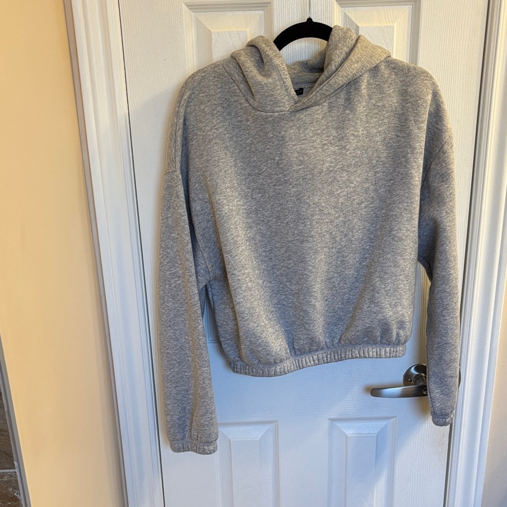 Zara Heather Gray Hoodie